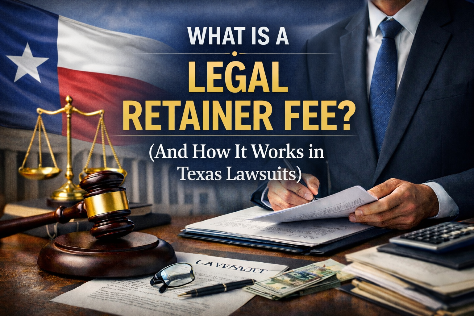 What Is a Legal Retainer Fee? (And How It Works in Texas Lawsuits)