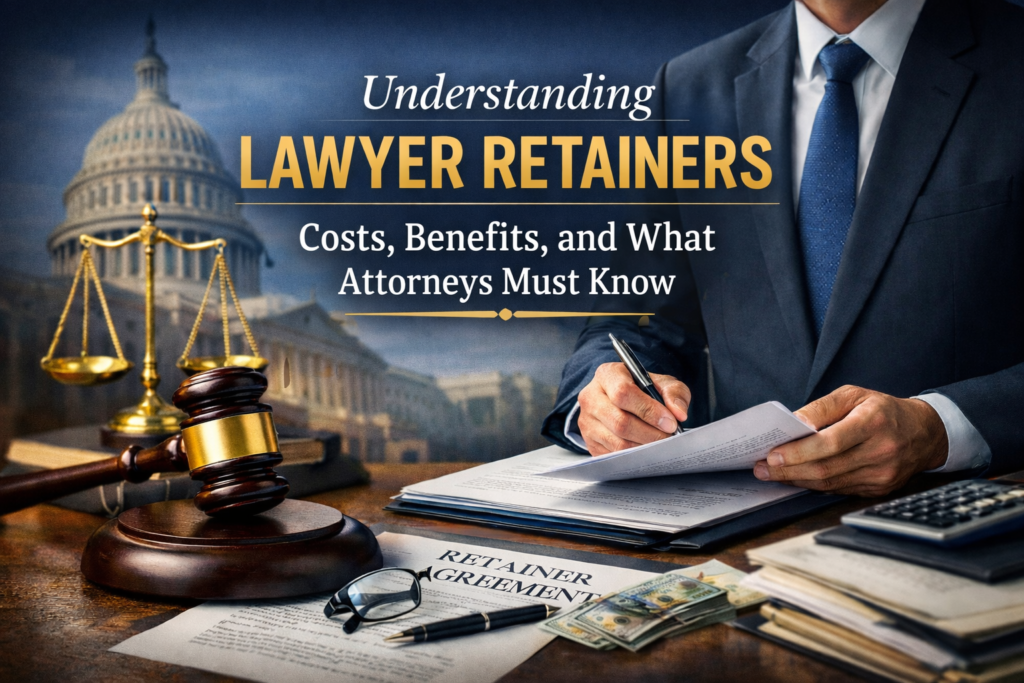 Understanding lawyer retainers: Costs, benefits, and what attorneys must know