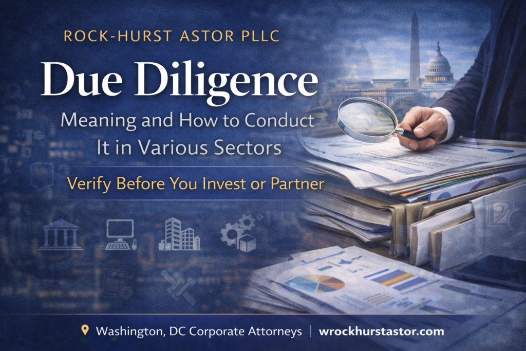 Due diligence meaning and how to conduct in various sectors