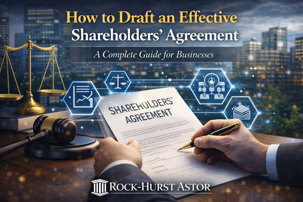 How to draft an effective shareholders' agreement?