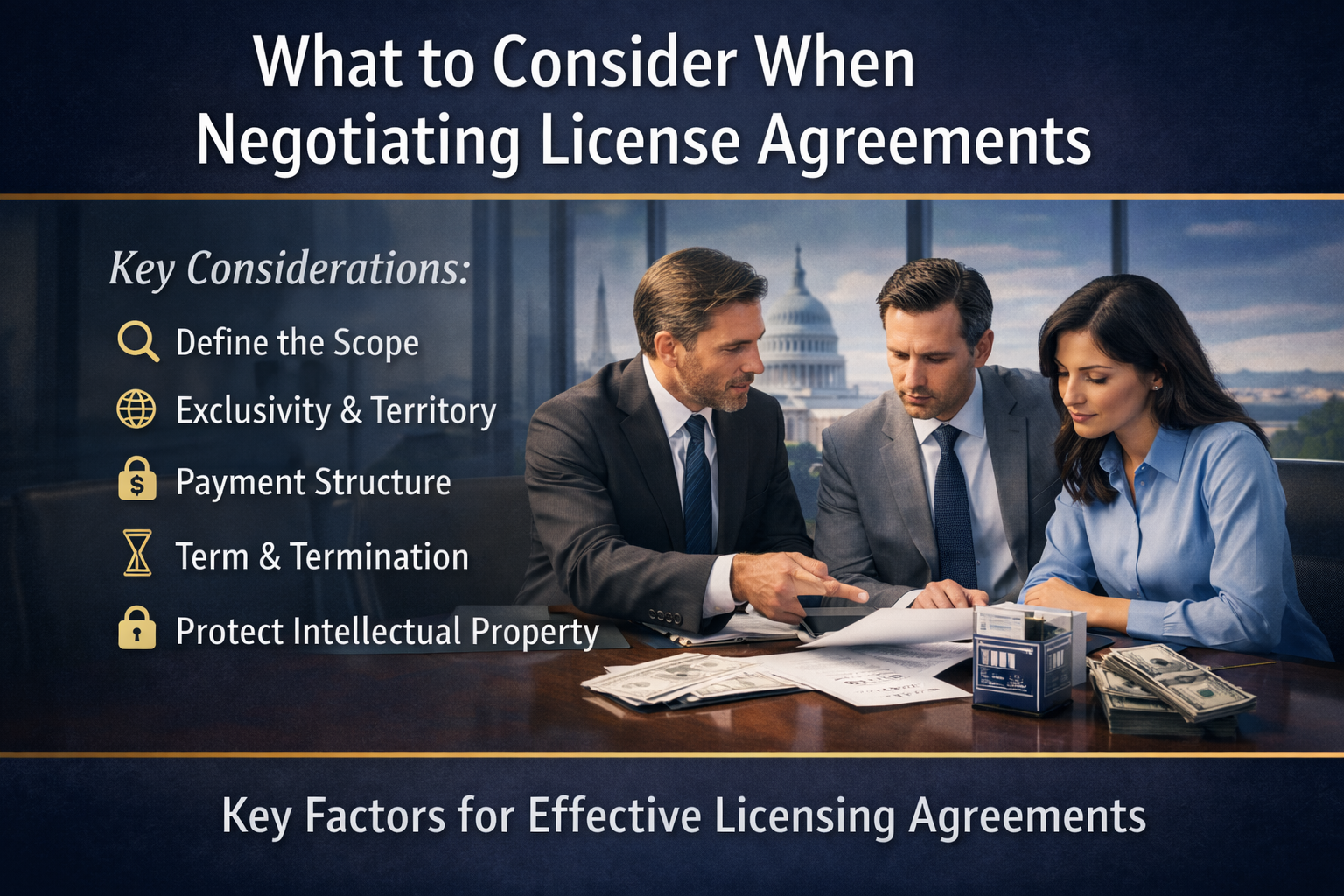What to Consider When Negotiating License Agreements