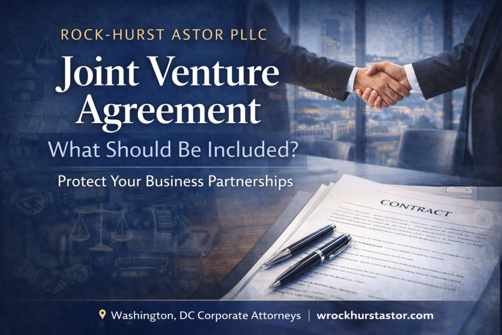 What Should Be Included in a Joint Venture Agreement?