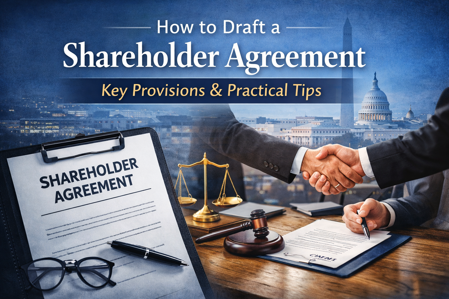 How to Draft a Shareholder Agreement: Key Provisions and Practical Tips