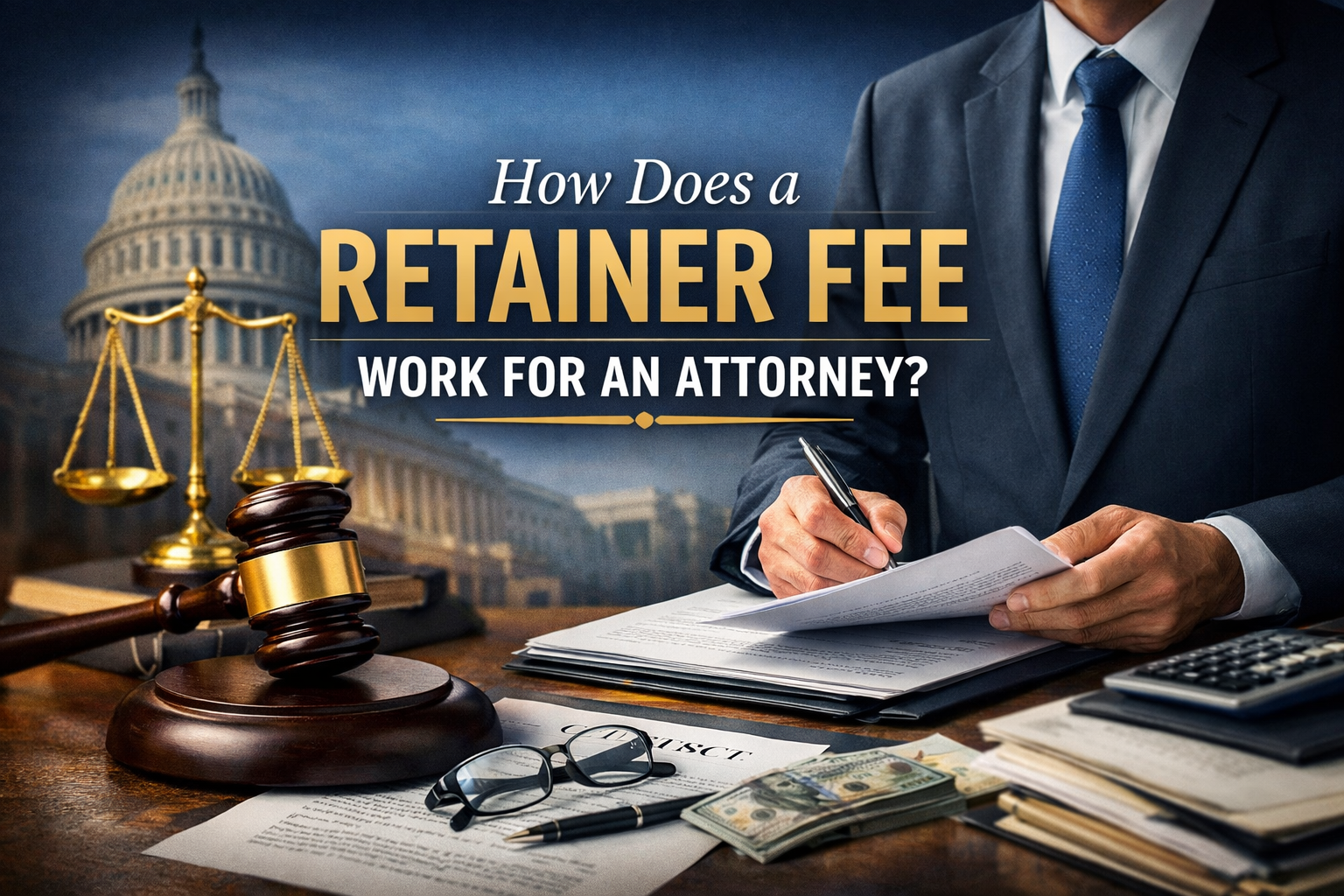 How Does a Retainer Fee Work for an Attorney?