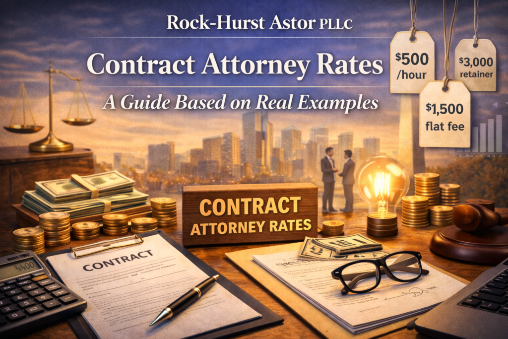 Contract Attorney Rates: A Guide Based on Real Examples