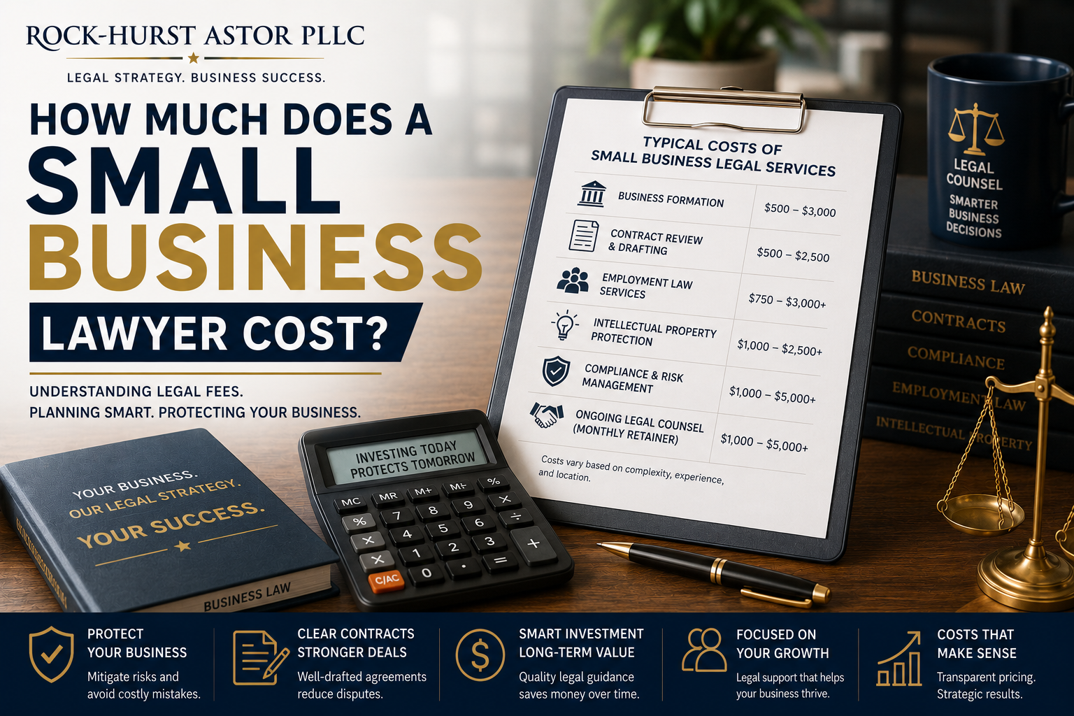 How much does a small business lawyer cost?