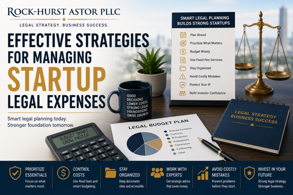 Effective Strategies for Managing Startup Legal Expenses
