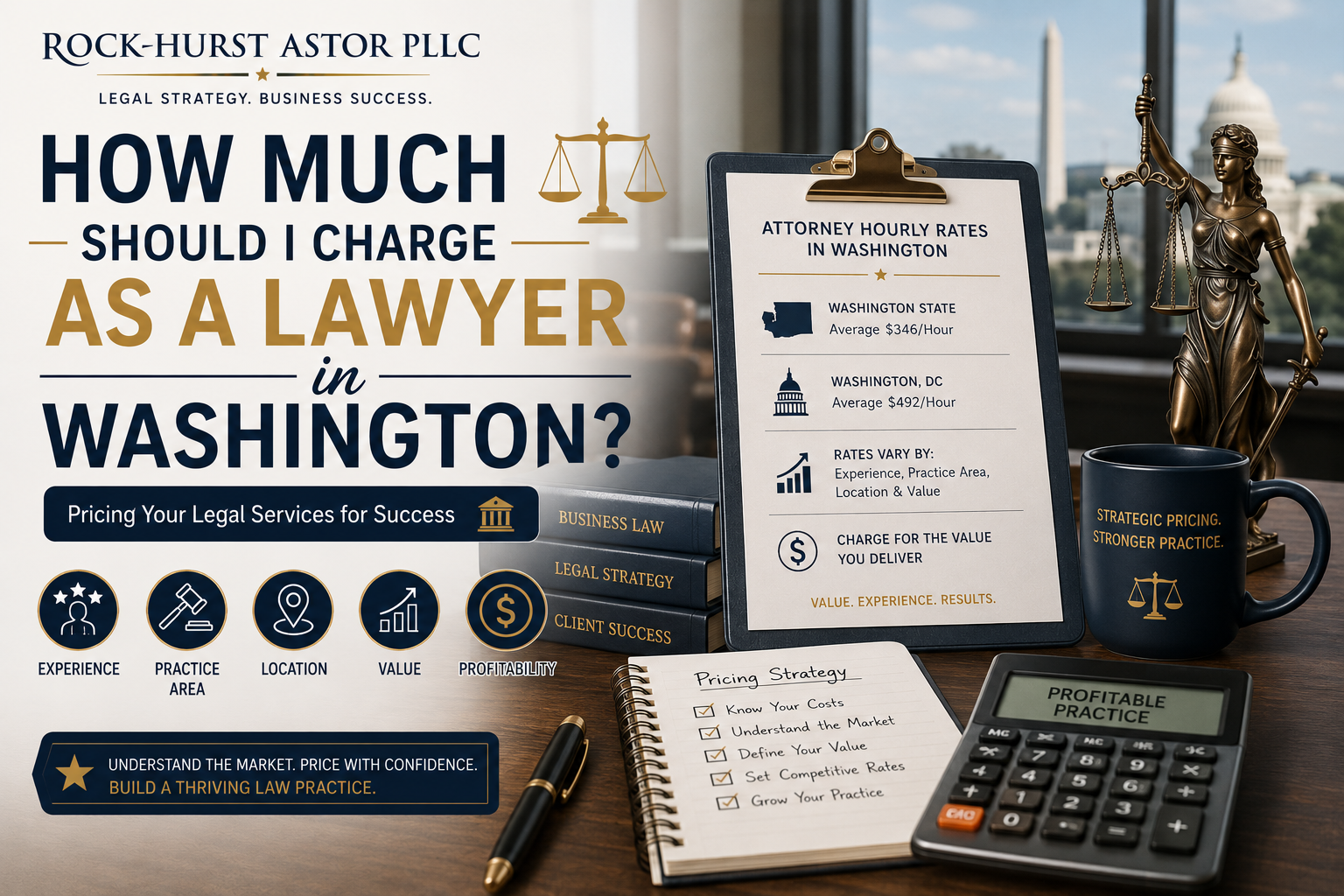How Much Should I Charge as a Lawyer in Washington?