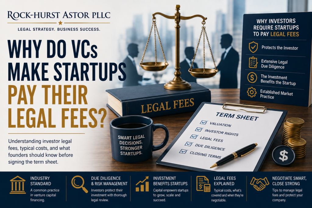 Why Do VCs Make Startups Pay Their Legal Fees?