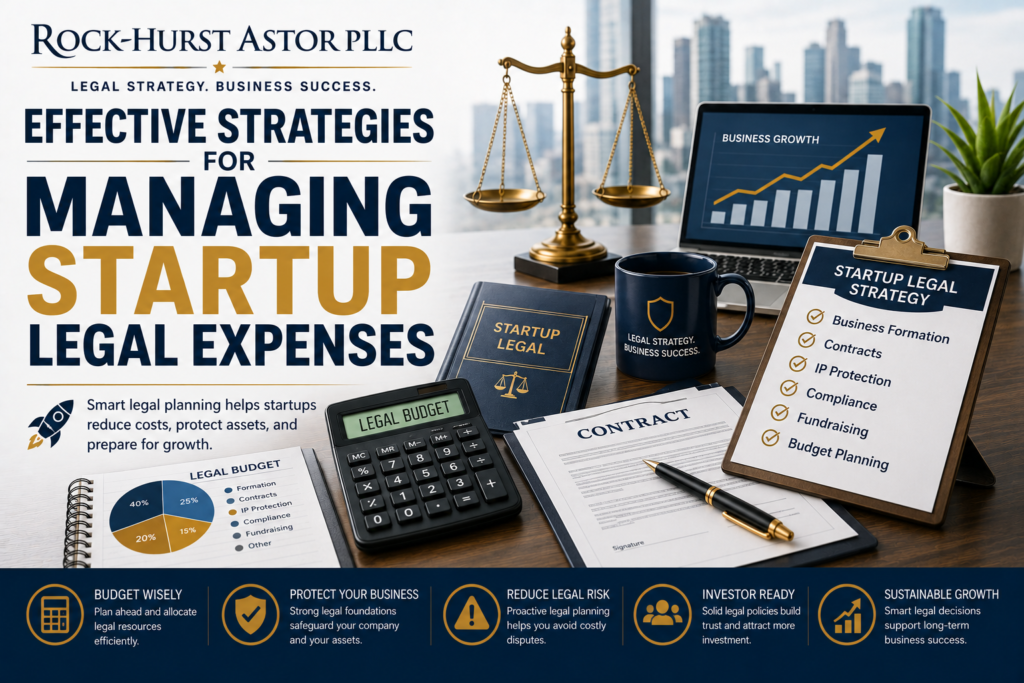 Effective Strategies for Managing Startup Legal Expenses