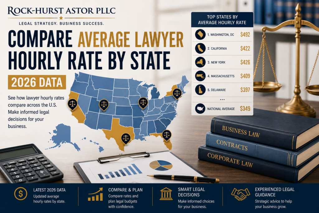 Compare Average Lawyer Hourly Rate by State (2026 Data)