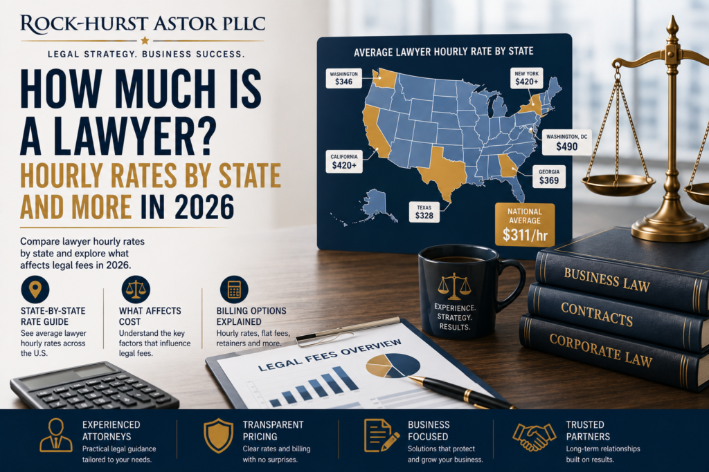 How much is a lawyer? Hourly rates by state and more in 2026