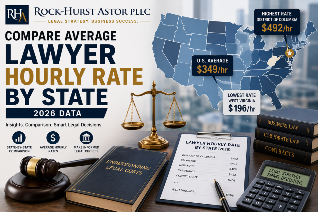 Compare Average Lawyer Hourly Rate by State (2026 Data)